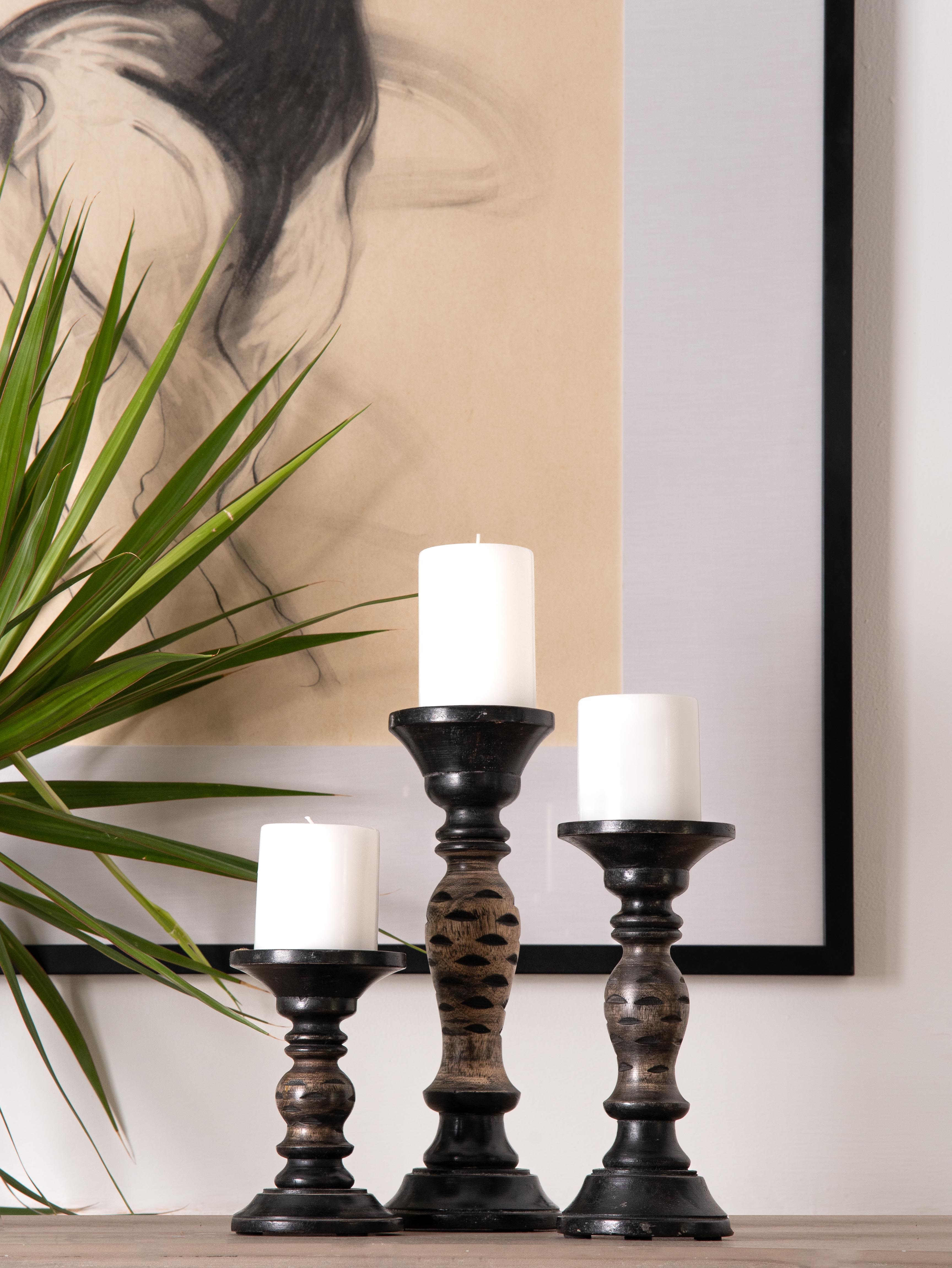 Leafscape Pillar Candle Holder