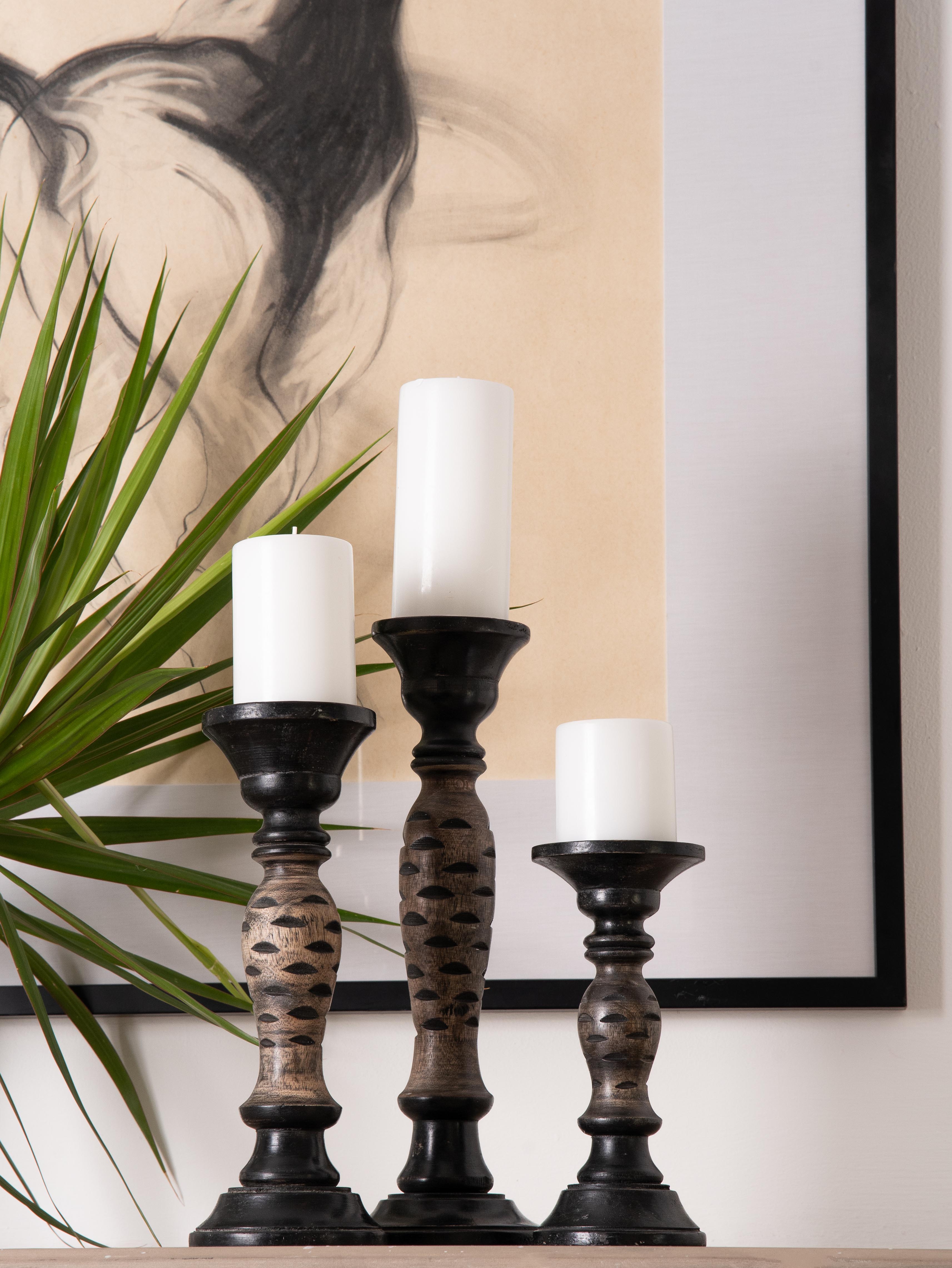 Leafscape Pillar Candle Holder