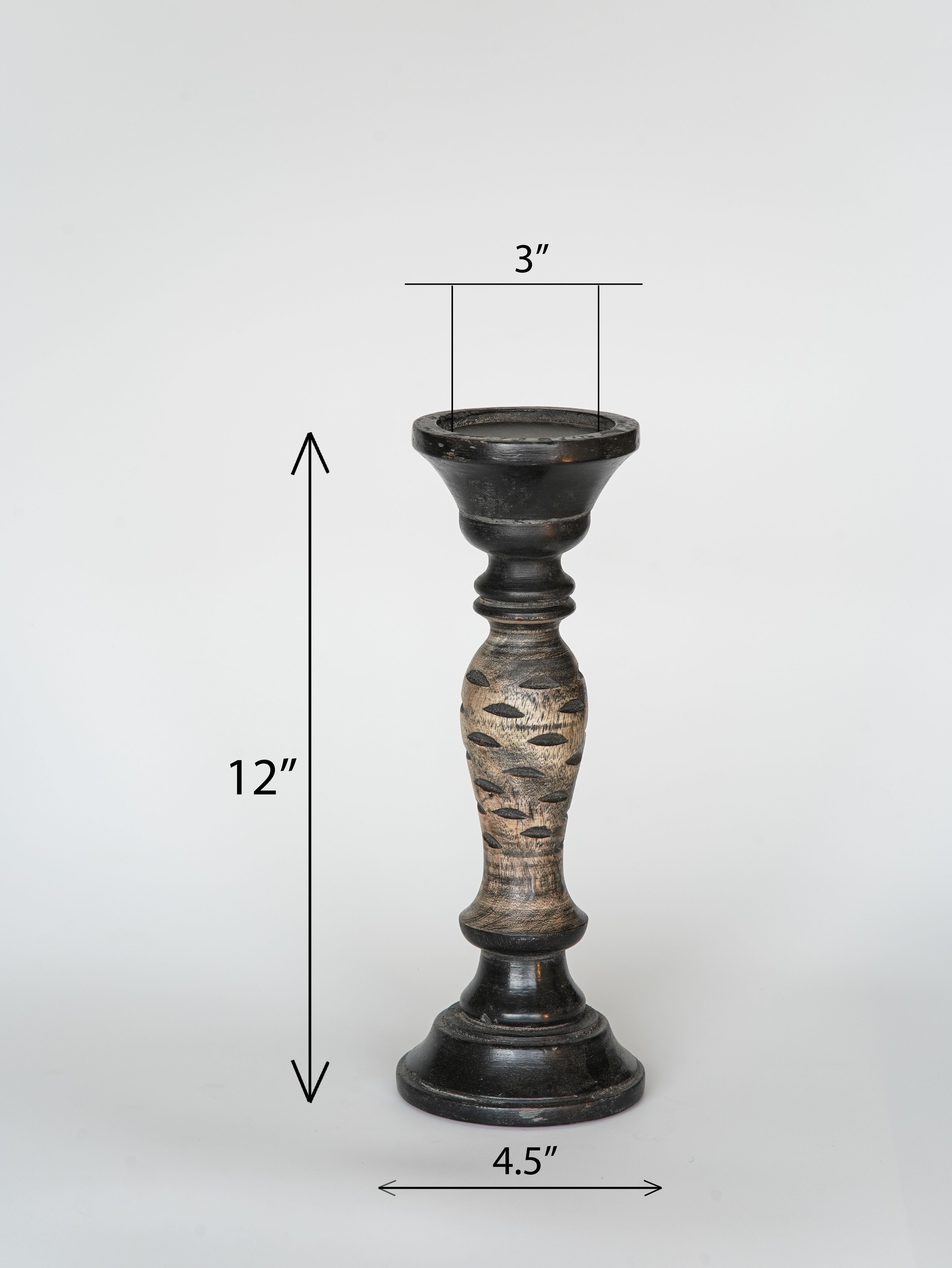 Leafscape Pillar Candle Holder