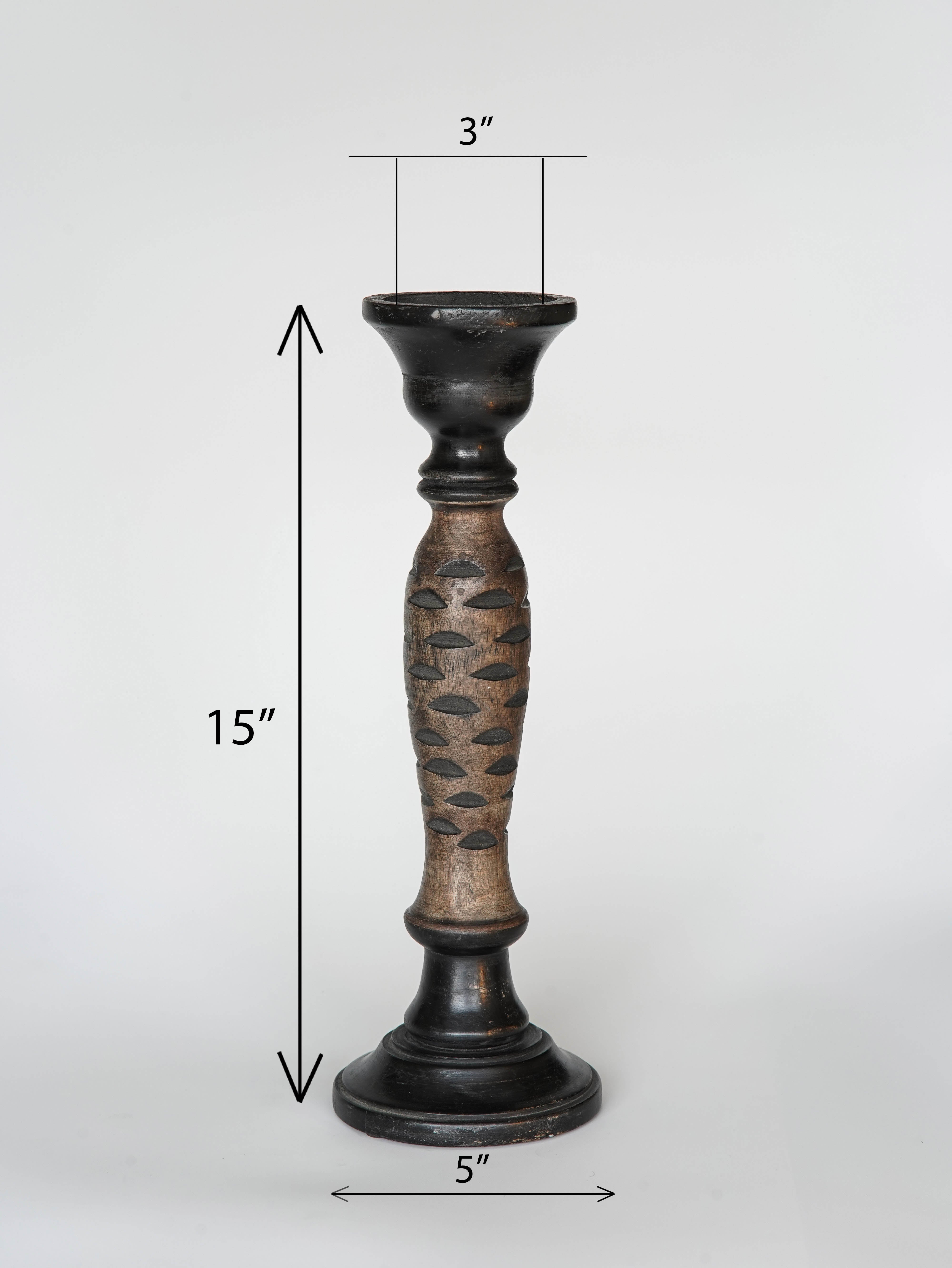 Leafscape Pillar Candle Holder