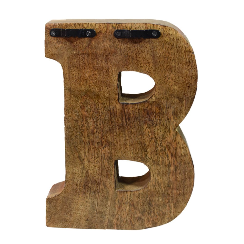 Wild Cheetah Print Mango Wood Letter Block - BBH HOMES LLC
