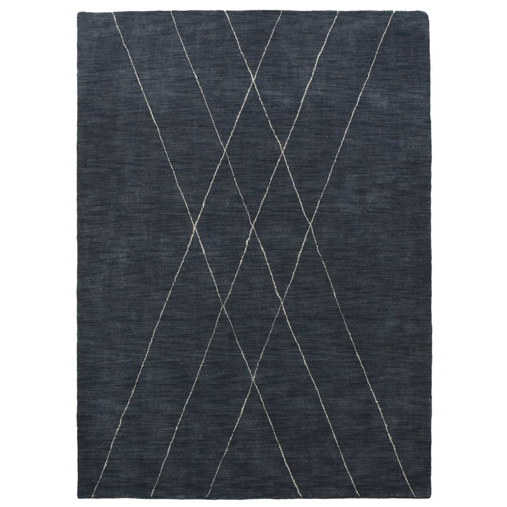 X Hand Knotted Wool Rug - BBH HOMES LLC
