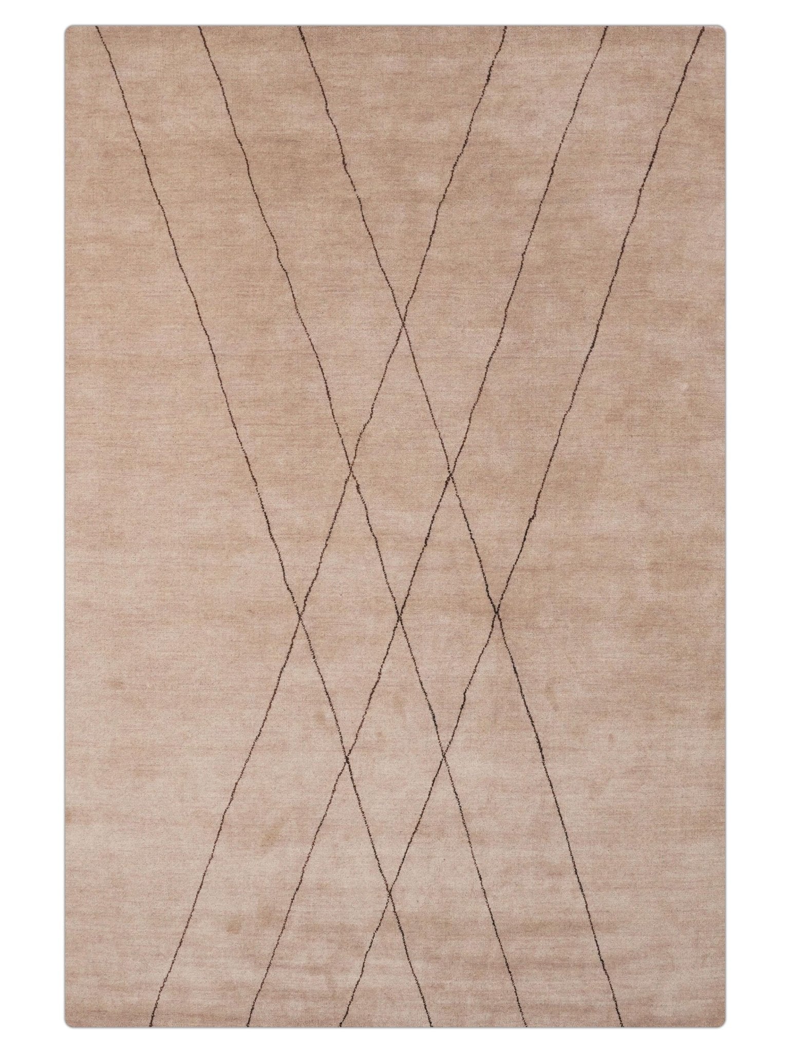 X Hand Knotted Wool Rug - BBH HOMES LLC