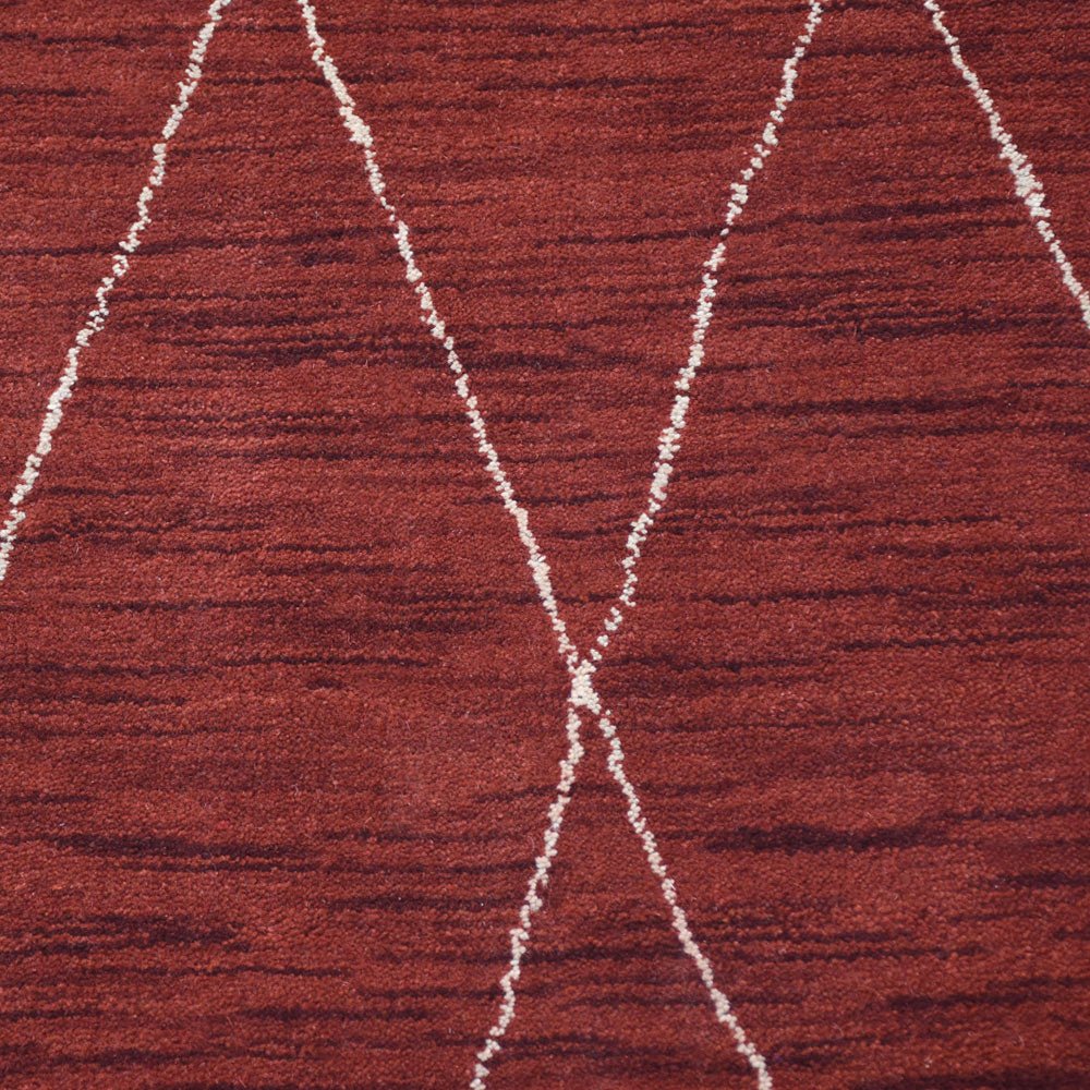 X Hand Knotted Wool Rug - BBH HOMES LLC