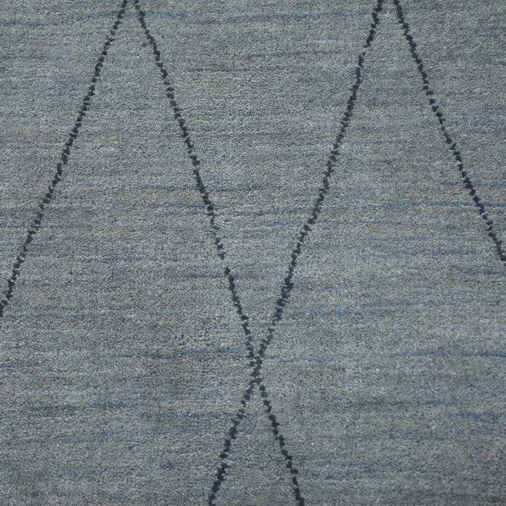 X Hand Knotted Wool Rug - BBH HOMES LLC