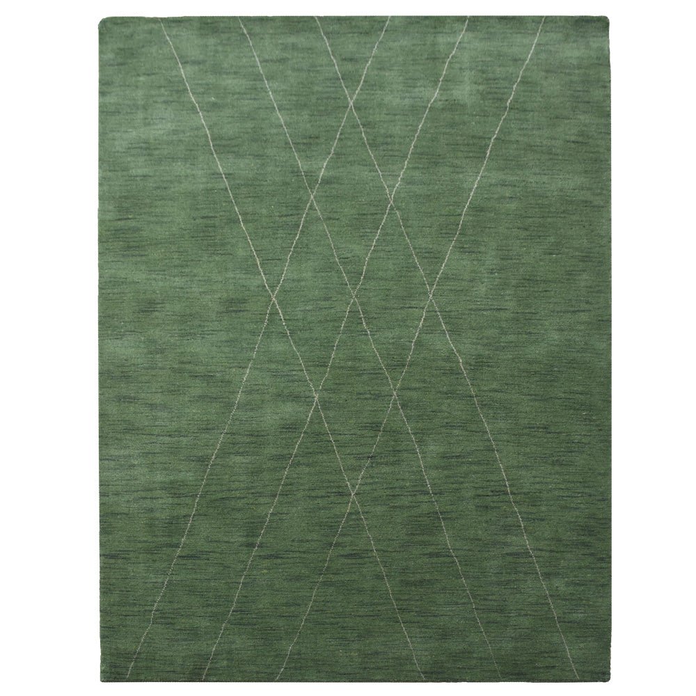 X Hand Knotted Wool Rug - BBH HOMES LLC