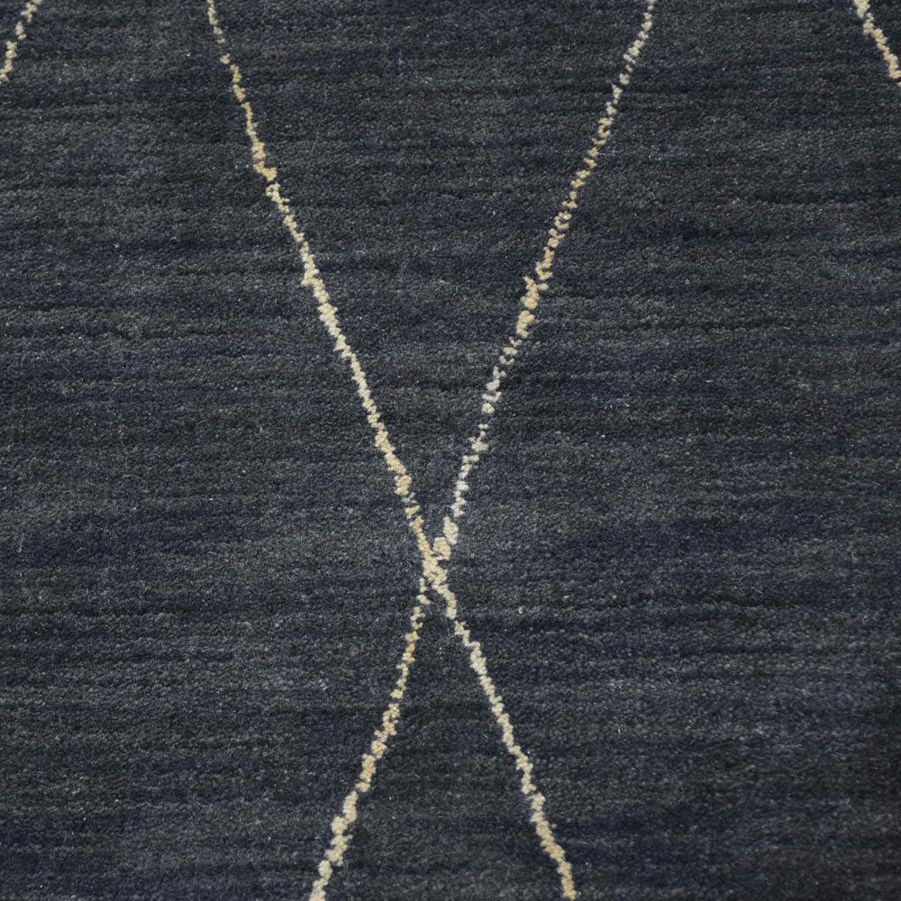 X Hand Knotted Wool Rug - BBH HOMES LLC