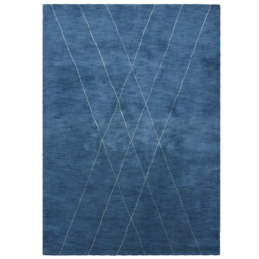X Hand Knotted Wool Rug - BBH HOMES LLC