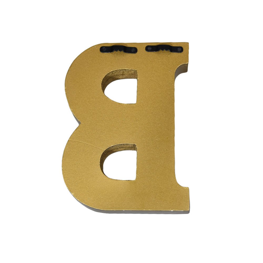 Zari Embellished Mango Wood Letter Blocks - BBH HOMES LLC