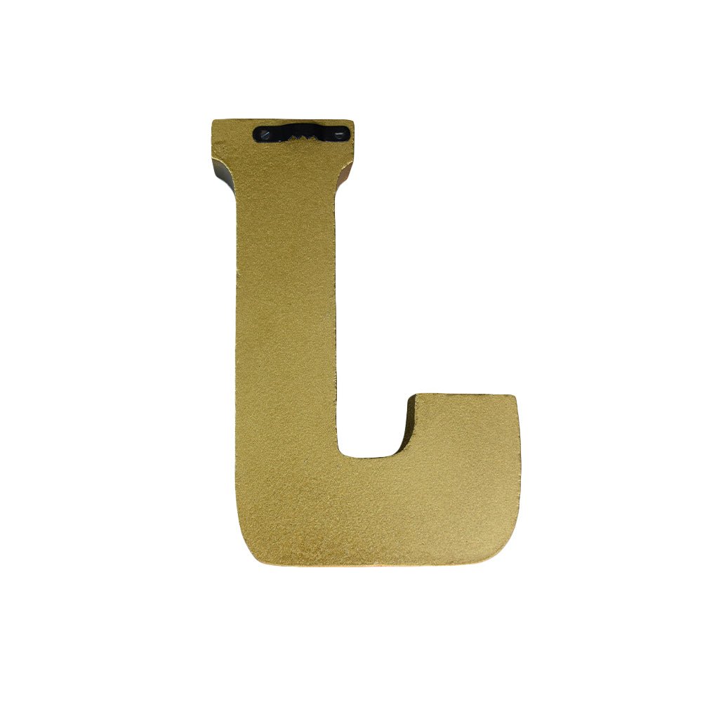 Zari Embellished Mango Wood Letter Blocks - BBH HOMES LLC