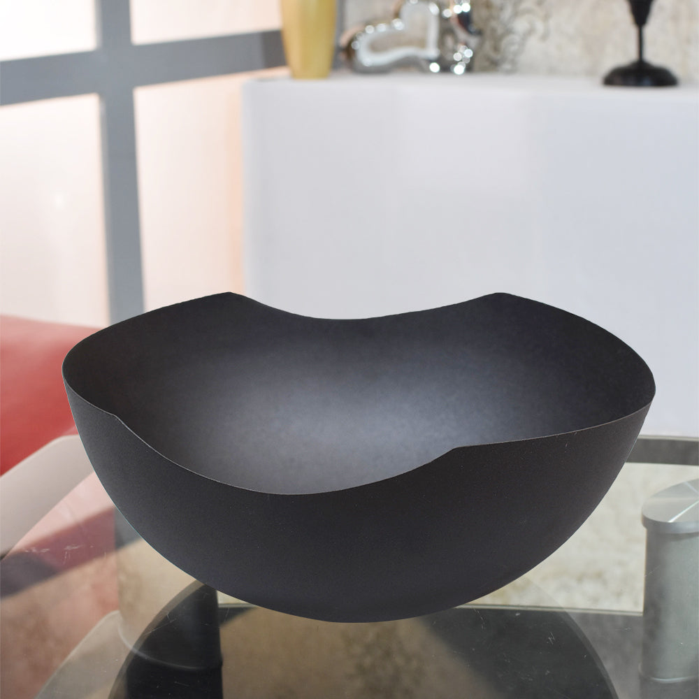 Sculptura Black Aluminium Bowl