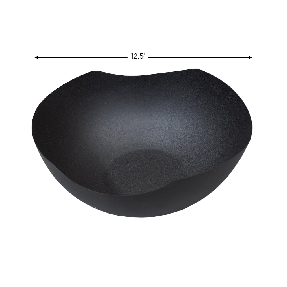 Sculptura Black Aluminium Bowl
