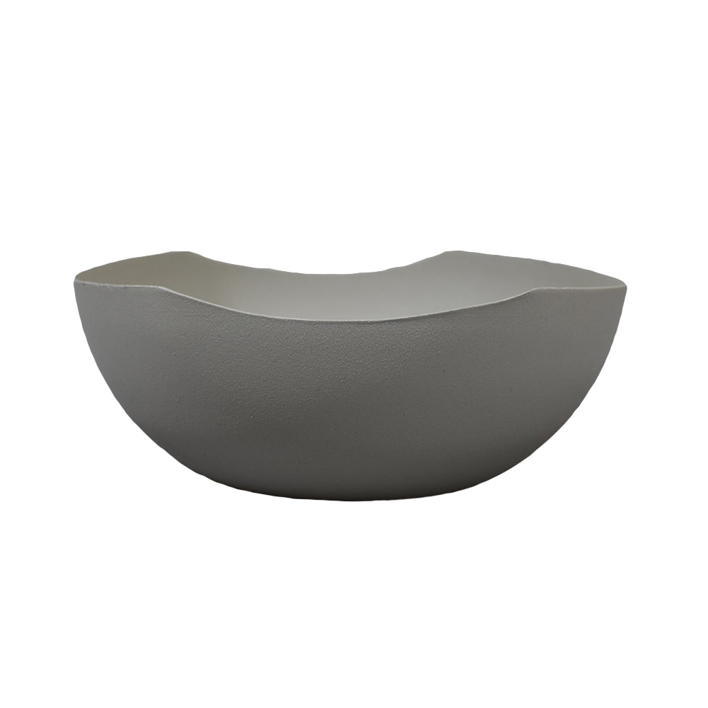 Sculptura Gray Aluminium Bowl