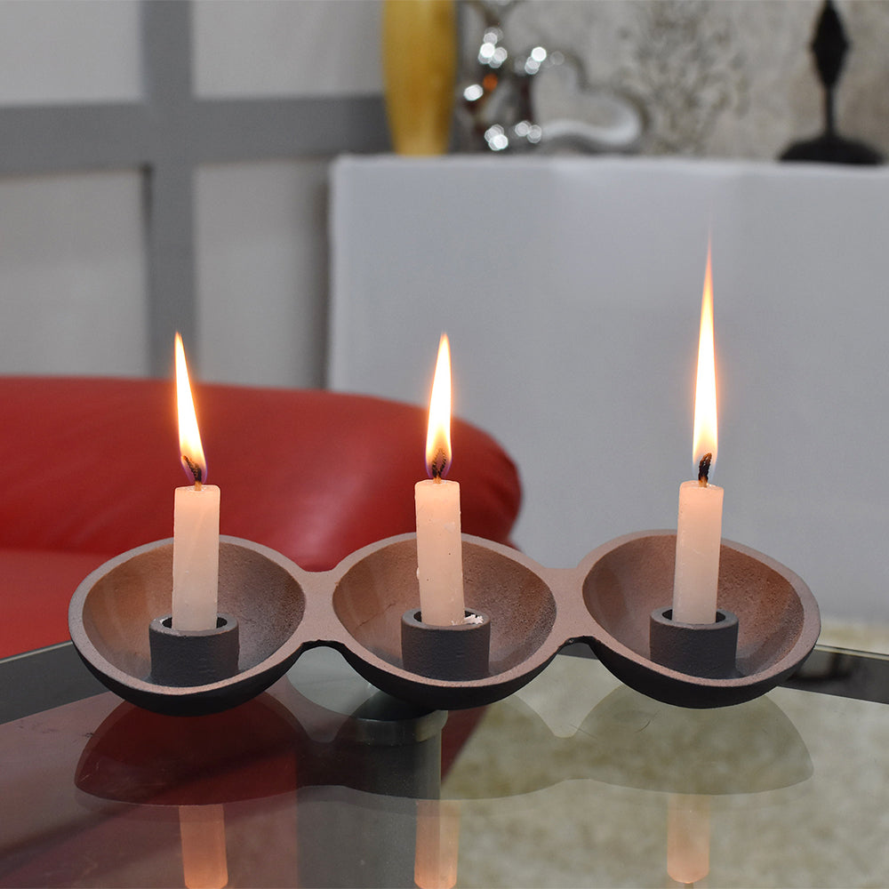 Trio Tea Light Candle Holder