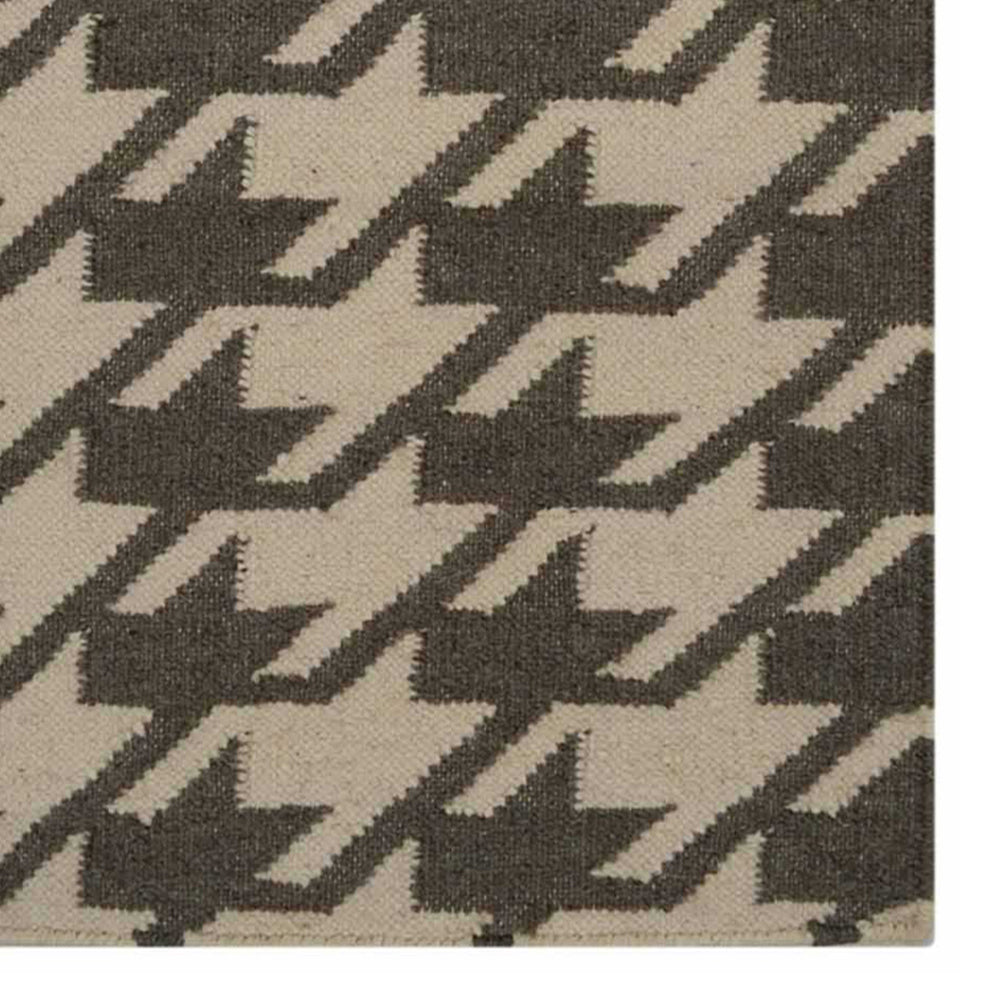 Gaian Hand Woven Flat Weave Kilim Wool Area Rug