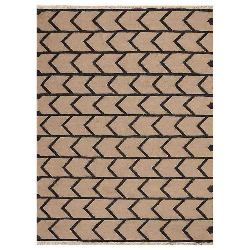 Arrow Path Flat Weave Kilim Wool Rug