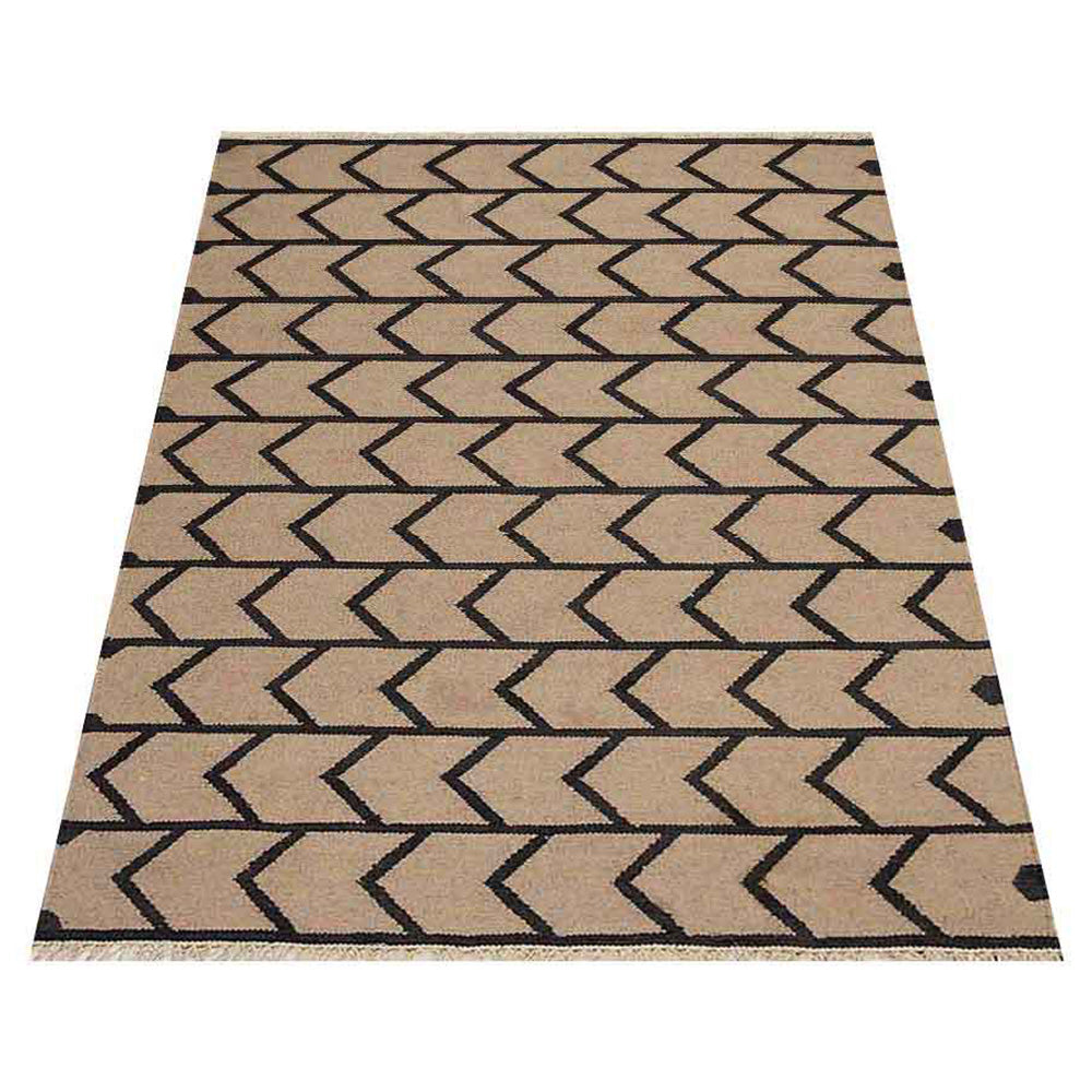 Arrow Path Flat Weave Kilim Wool Rug