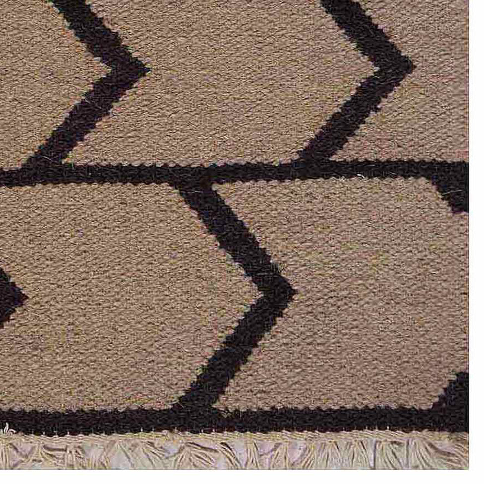 Arrow Path Flat Weave Kilim Wool Rug