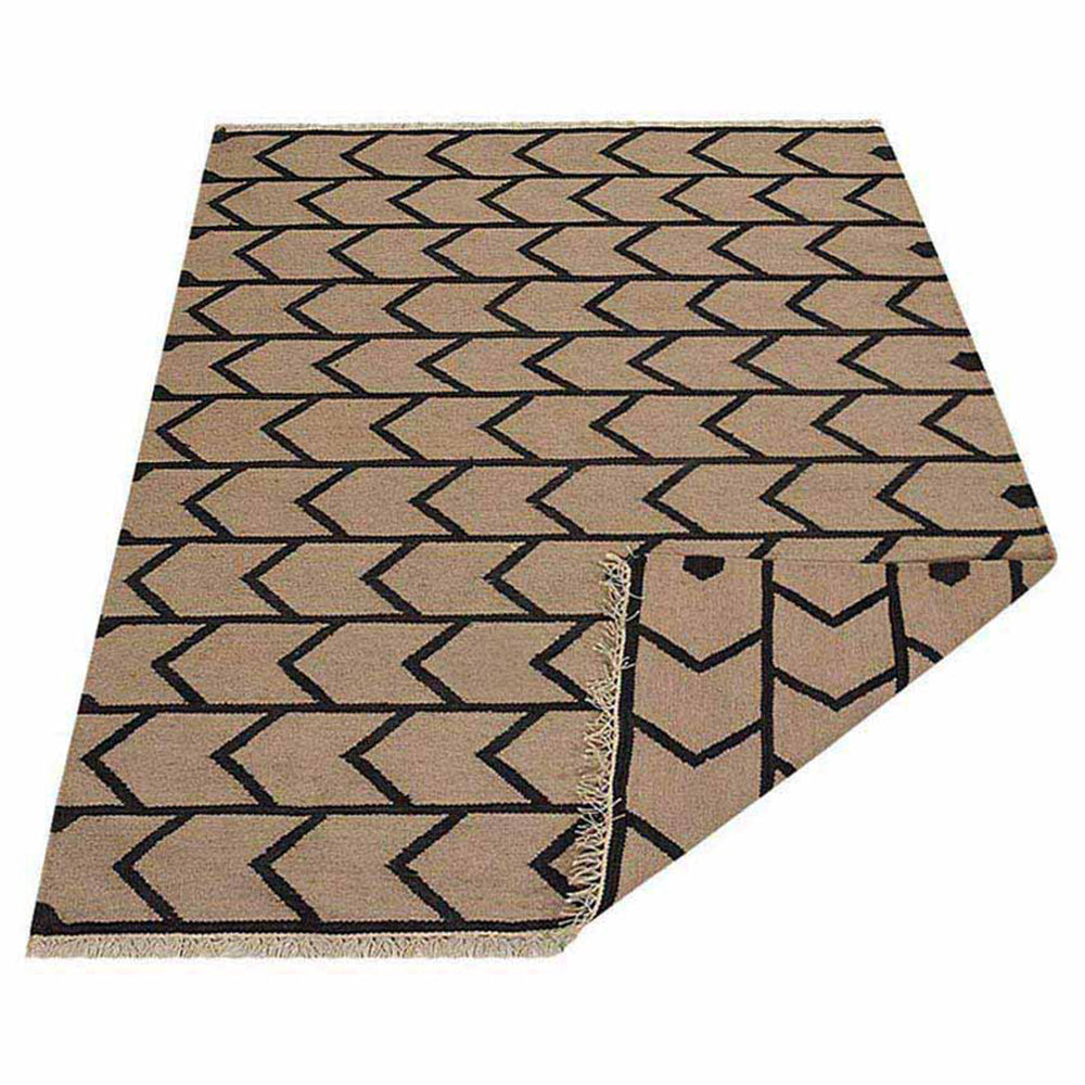 Arrow Path Flat Weave Kilim Wool Rug