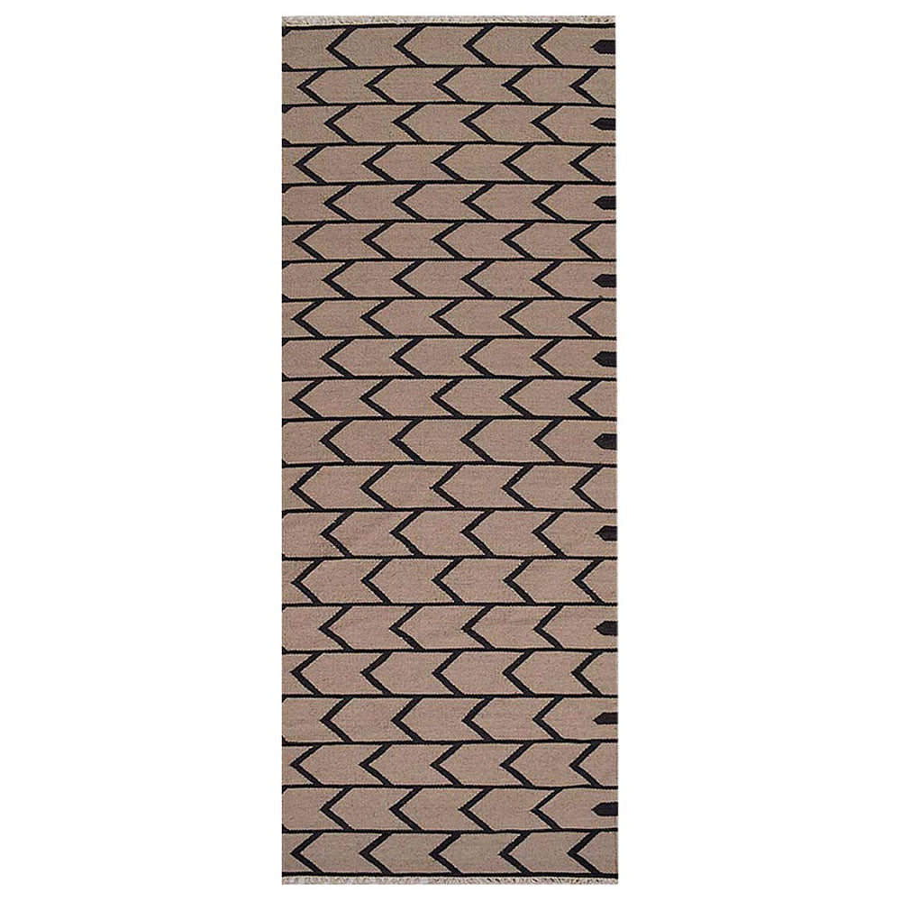 Arrow Path Flat Weave Kilim Wool Rug