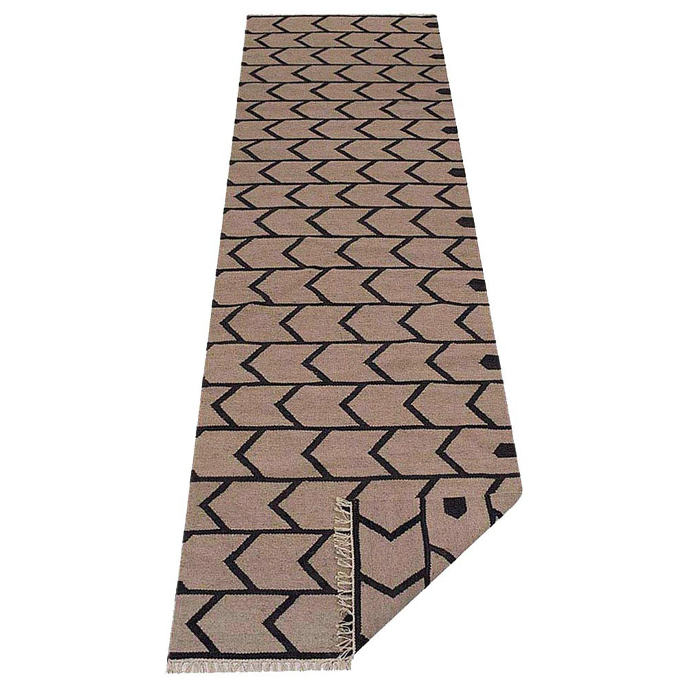 Arrow Path Flat Weave Kilim Wool Rug