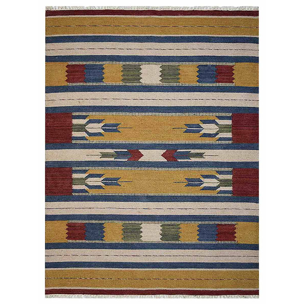 Arrows Flat Weave Kilim Wool Rug