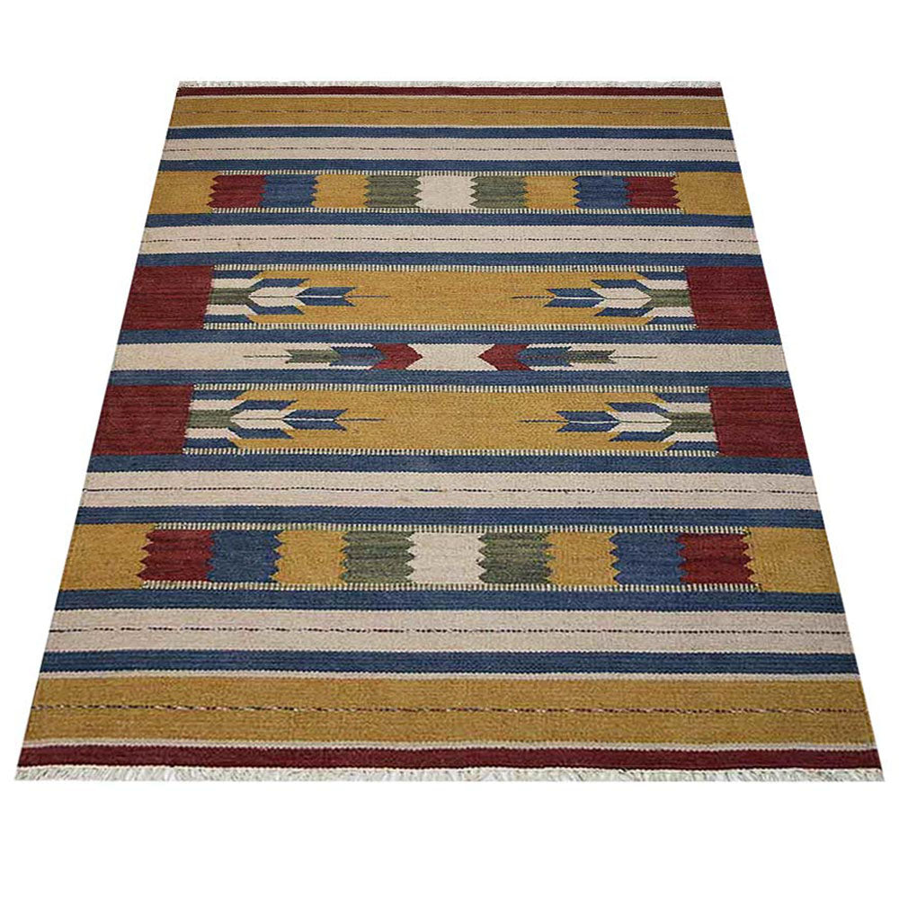 Arrows Flat Weave Kilim Wool Rug