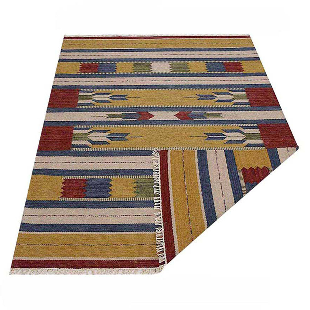 Arrows Flat Weave Kilim Wool Rug