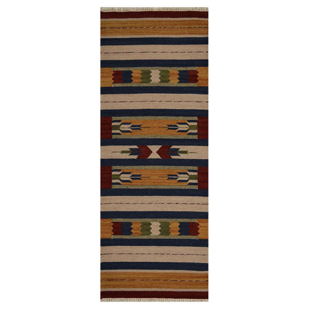 Arrows Flat Weave Kilim Wool Rug