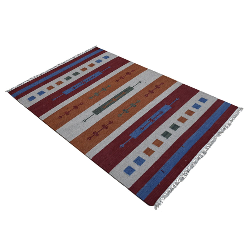 Nomad Flat Weave Kilim Wool Rug