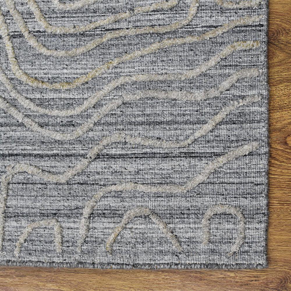 Tide Hand Woven Overtufted Kilim Rug