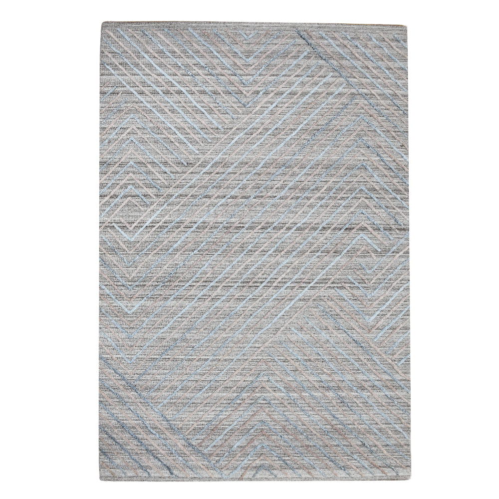 Stride Hand Woven Overtufted Kilim Rug