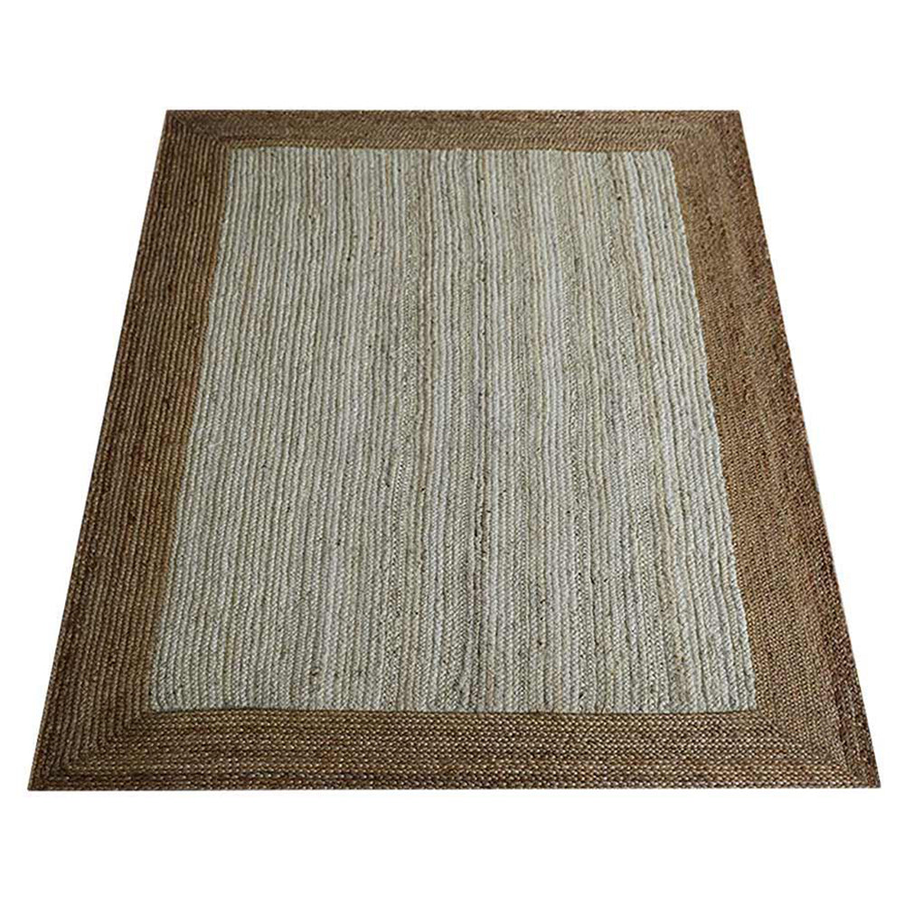 Frame Hand Woven Washable Jute Rug