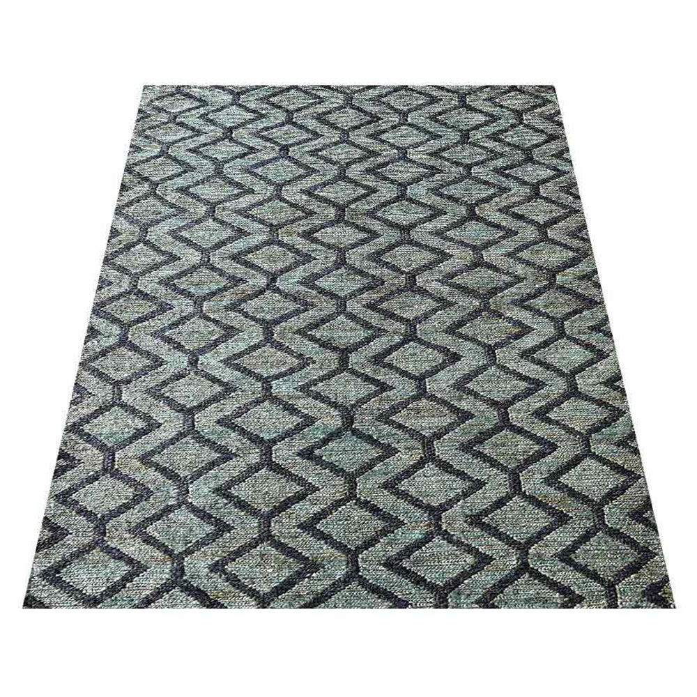 Banjara Washable Green Jute Rug