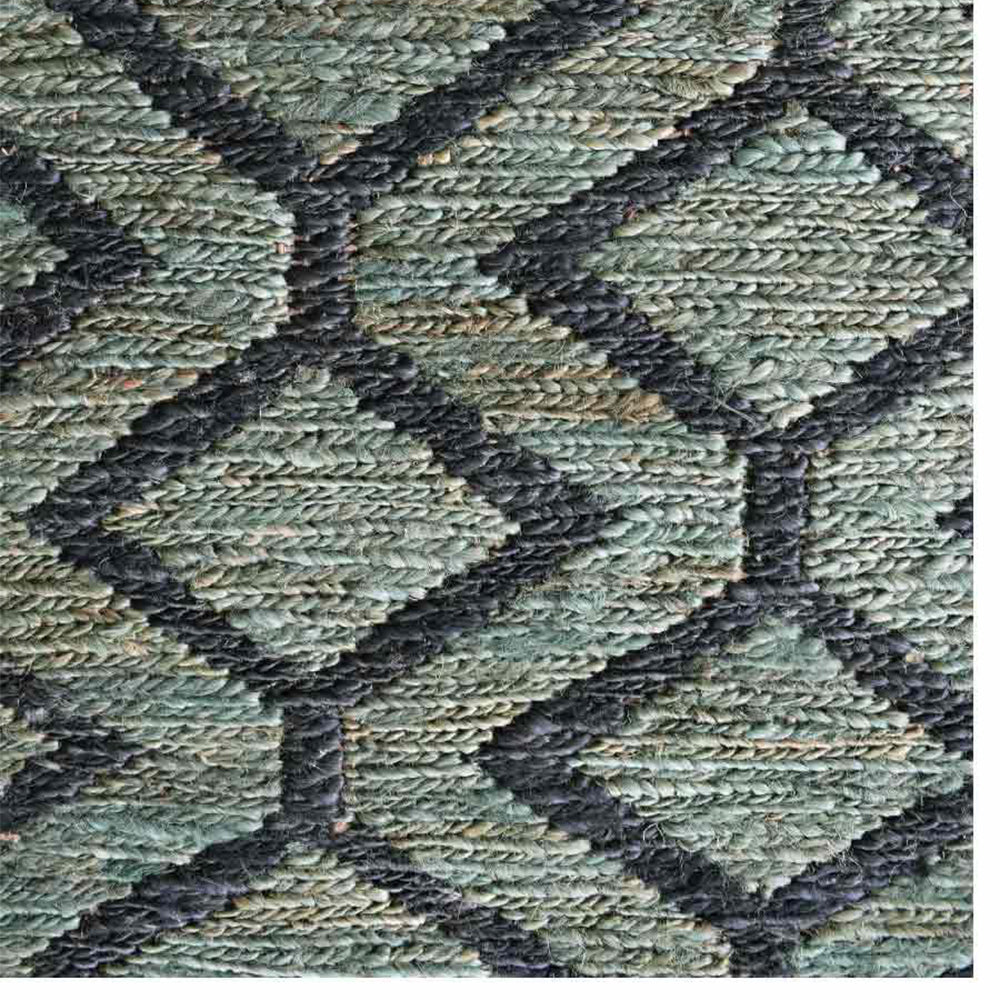 Banjara Washable Green Jute Rug