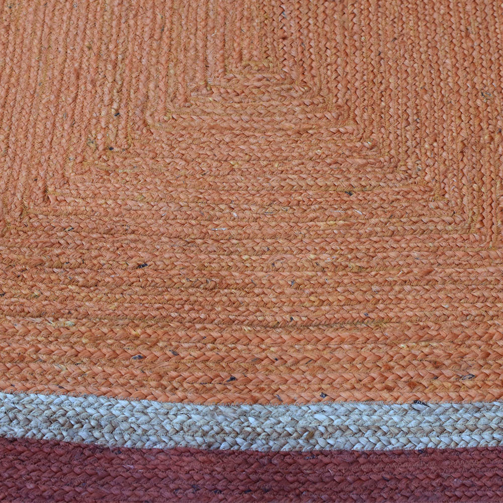 Sunset Hand Woven Washable Jute Rug