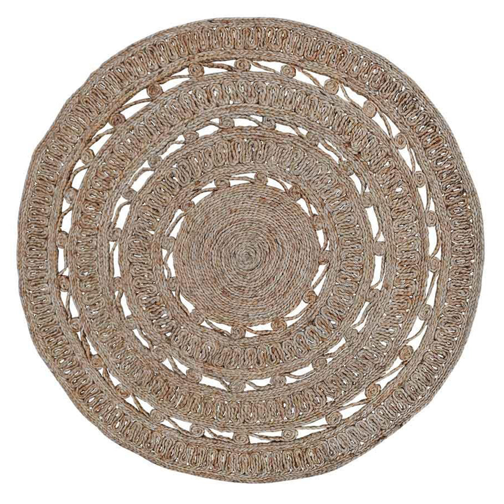 Ethereal Rings Jute Rug