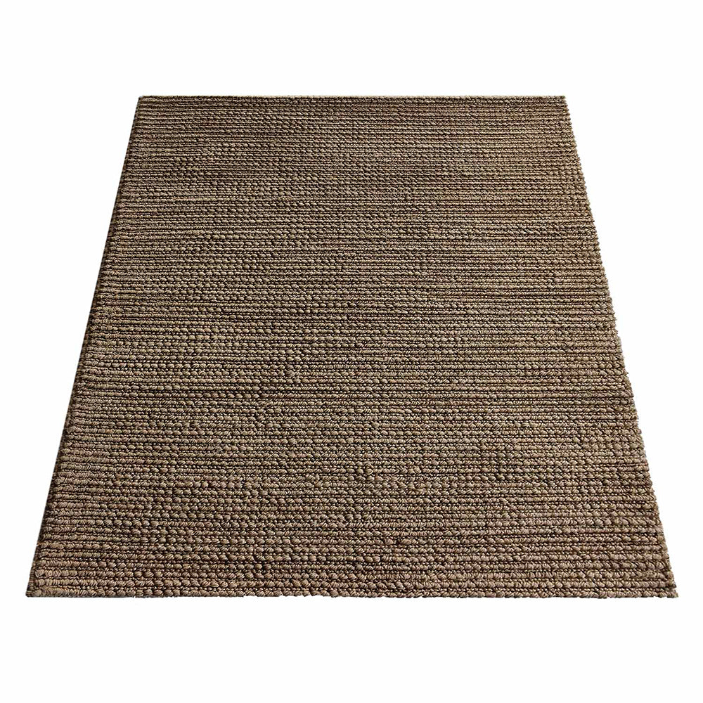 Hand Woven Jute Eco-friendly Area Rug Solid Beige high quality BBH Homes BBJ00071