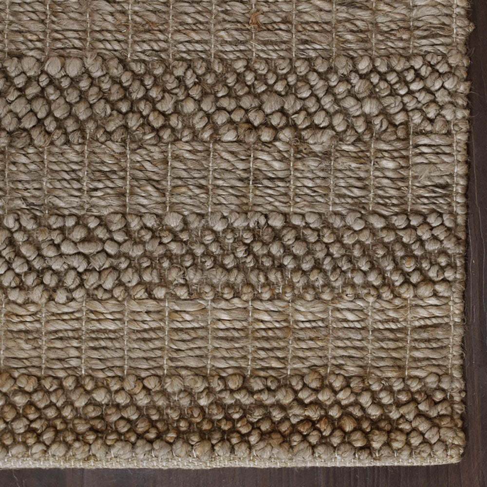 Ridge Hand Woven Washable Jute Rug