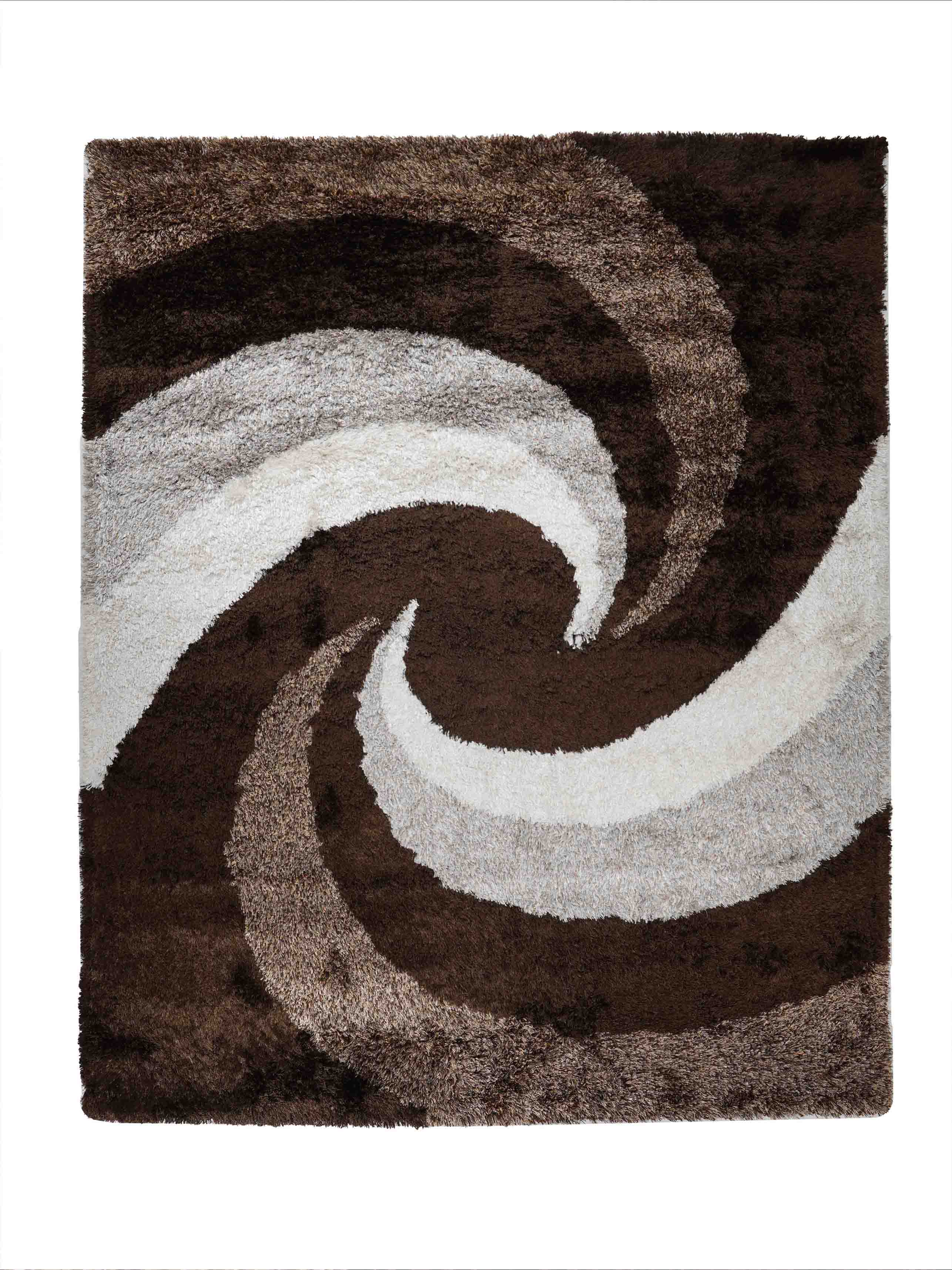 Whirl Hand Tufted Shag Rug