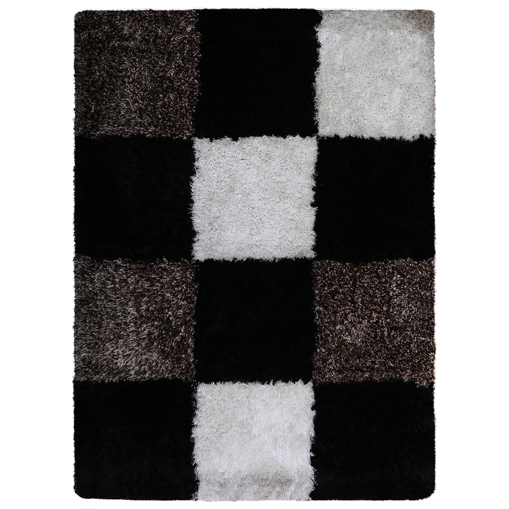 Maze Hand Tufted Shag Rug