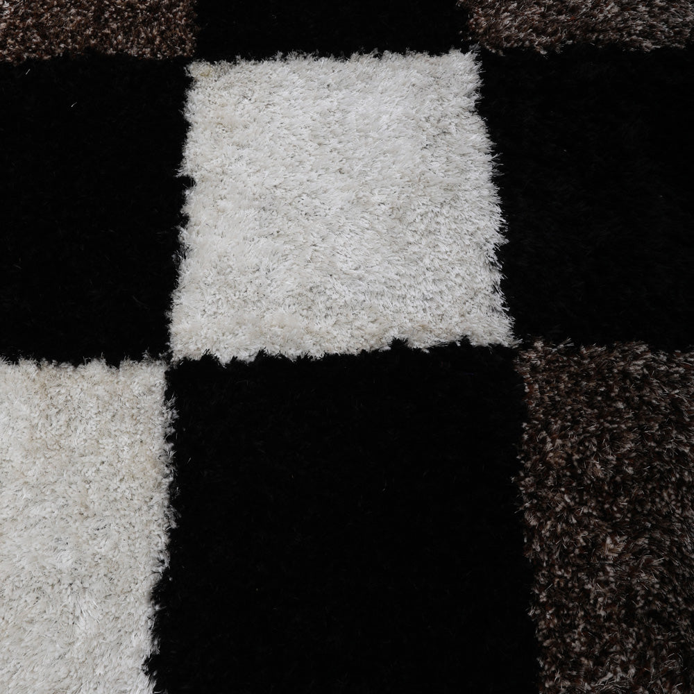 Maze Hand Tufted Shag Rug