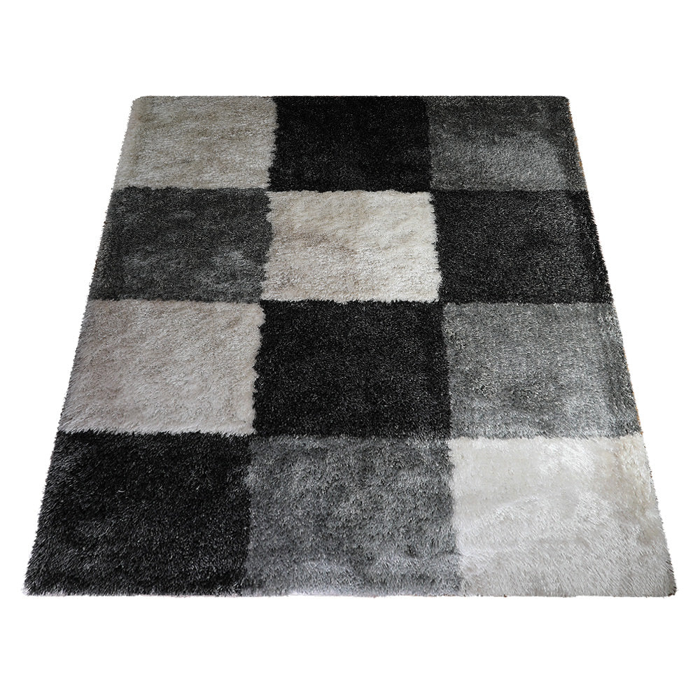 Maze Hand Tufted Shag Rug