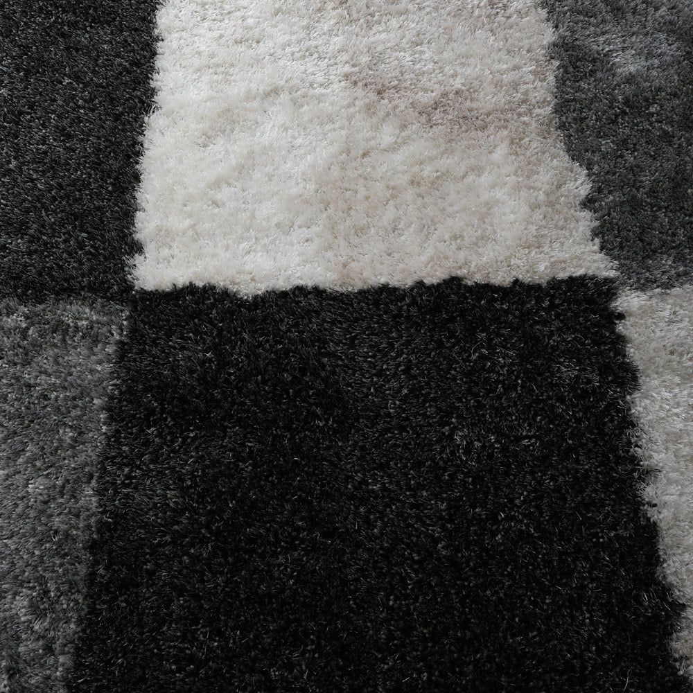 Maze Hand Tufted Shag Rug