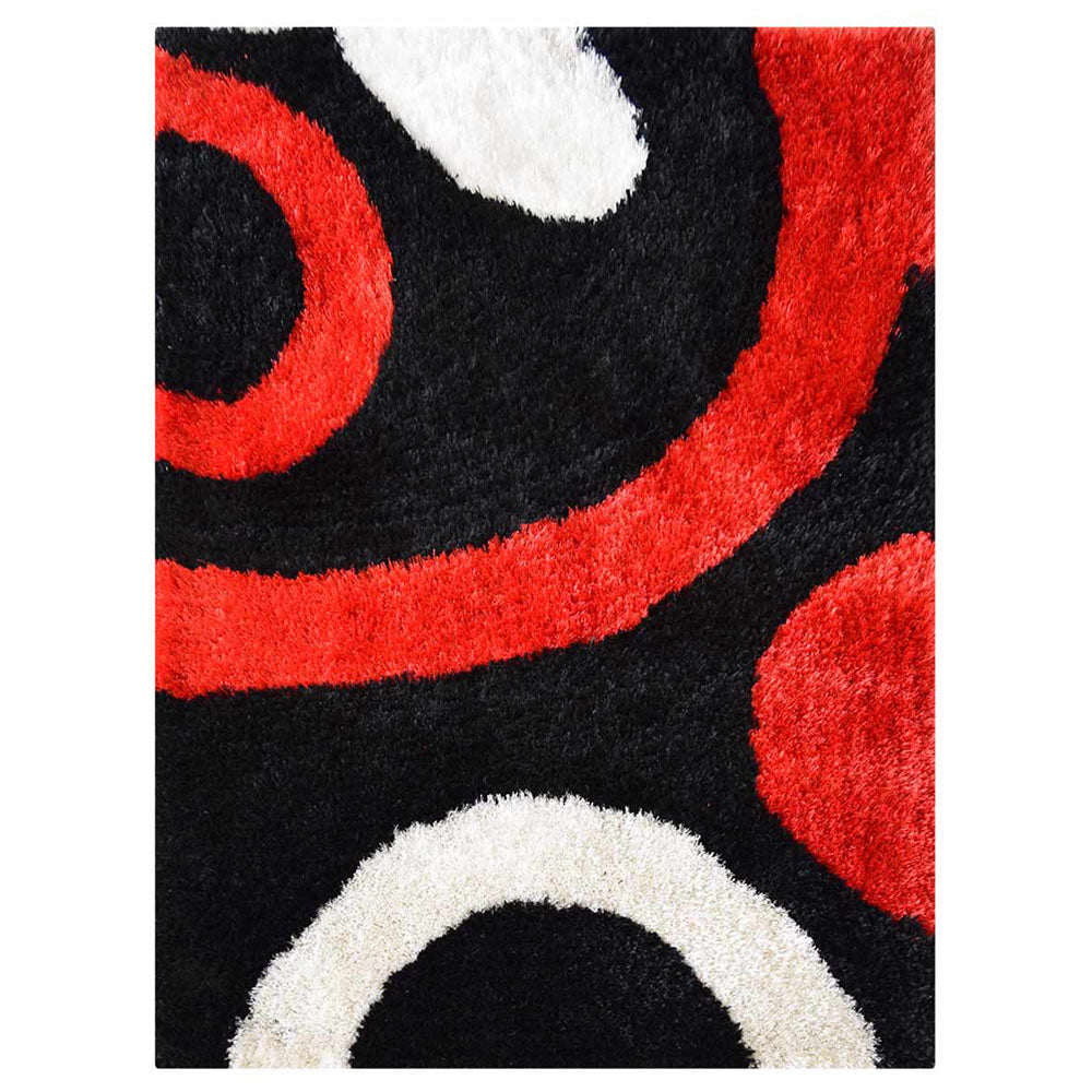 Swirl Hand Tufted Shag Rug