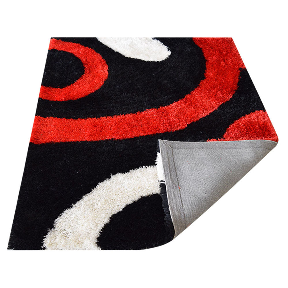 Kieran Hand Tufted Shag Polyester Area Rug