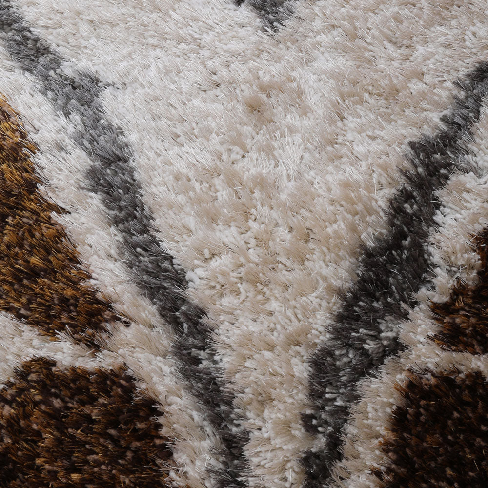 Desert Diamond Hand Tufted Shag Rug