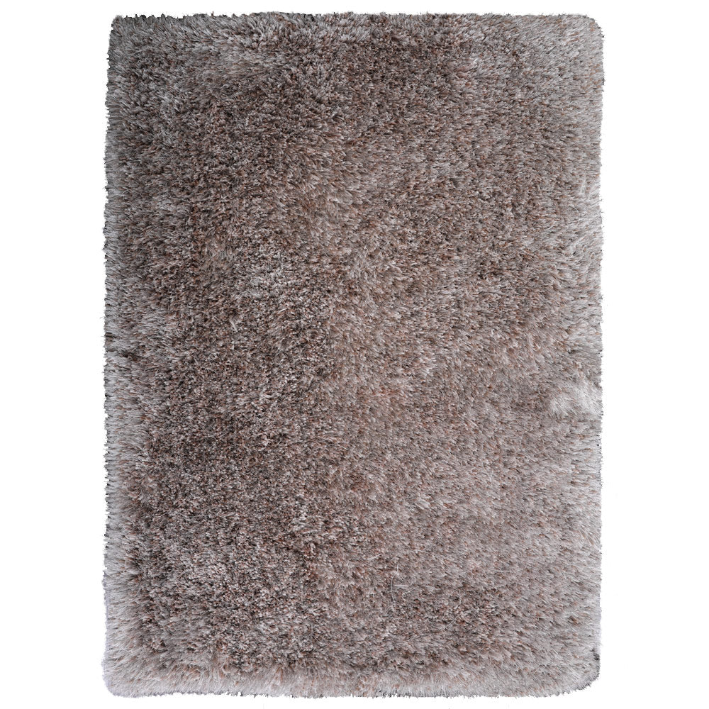 Silver Hand Tufted Shag Rug