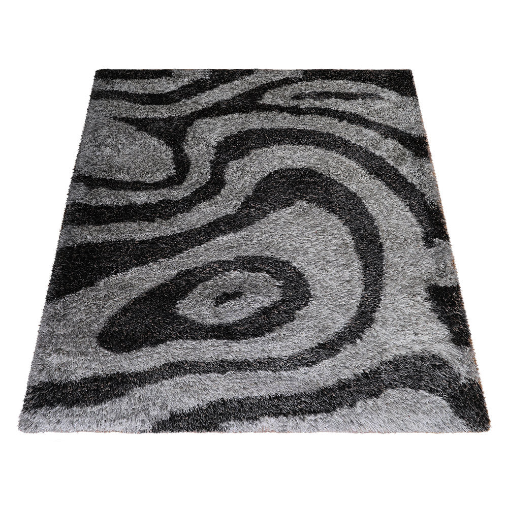 Larkin Hand Tufted Shag Polyester Area Rug