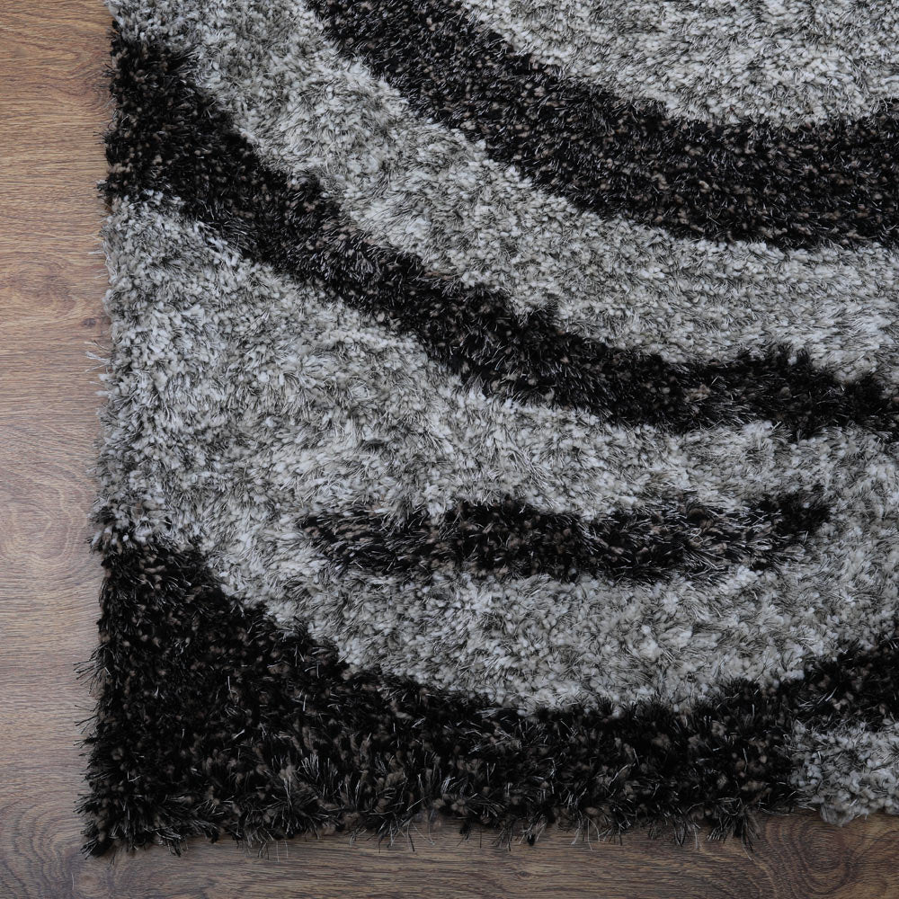 Larkin Hand Tufted Shag Polyester Area Rug